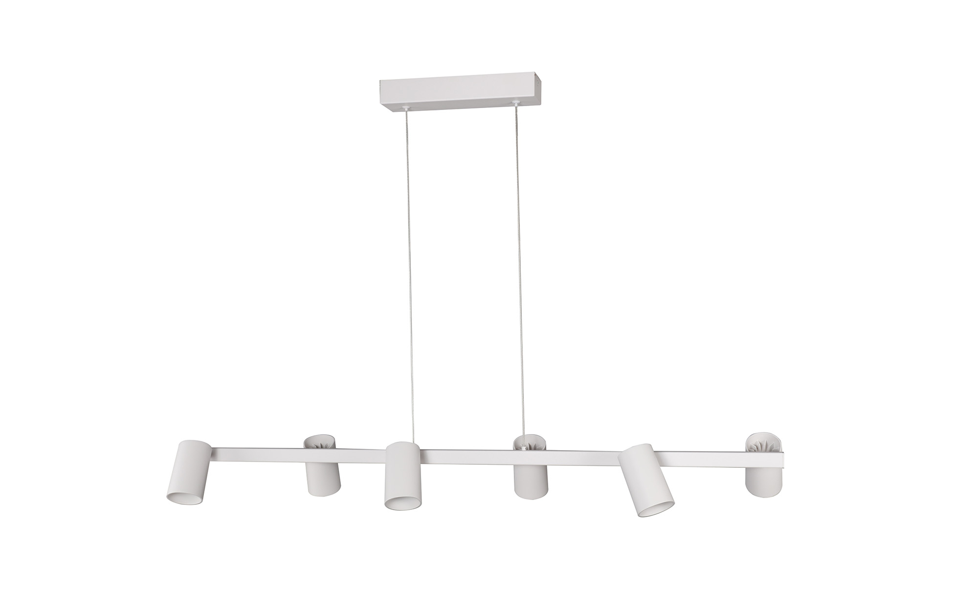M8297  Sal 1 Light Linear Pendant Spotlight Matt White